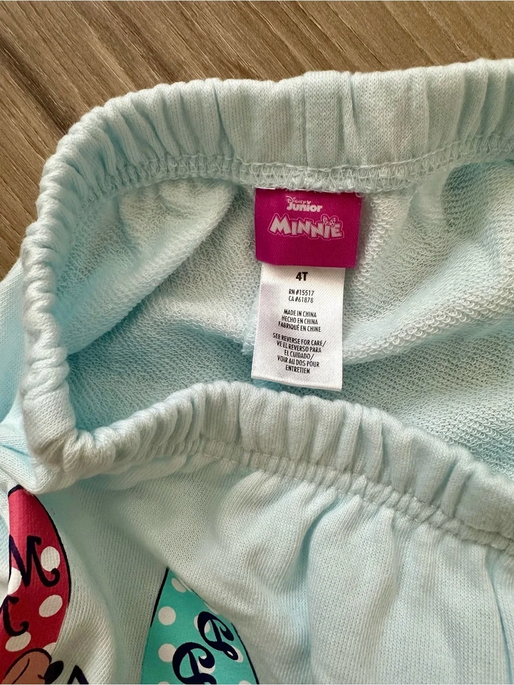 Disney Light Blue Minnie Mouse Hooded Shorts Set {Size 4T | NWT}